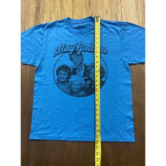 The Golden Girls Stay Golden Blue Graphic Crew Neck Tee Medium - Picture 4 of 7